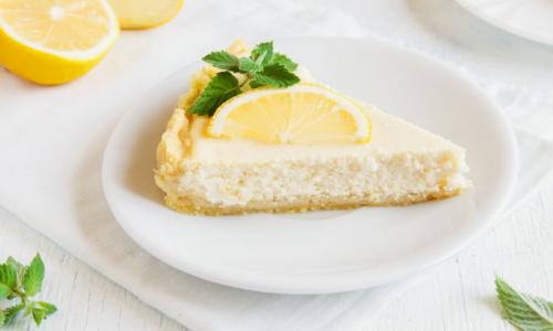 Пирог с лимоном из песочного теста